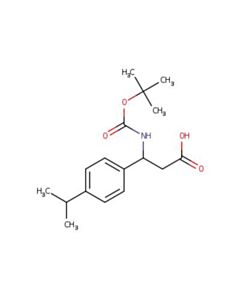 Astatech 3-(BOC-AMINO)-3-(4-ISOPROPYLPHENYL)PROPIONIC ACID; 5G; Purity 95%; MDL-MFCD03001287